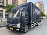 货车 单排 2019年 解放5.2米厢式货车